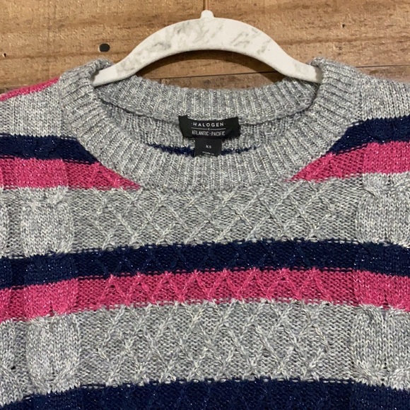 Halogen X Atlantic-Pacific Cable Knit Sweater - Picture 5 of 13